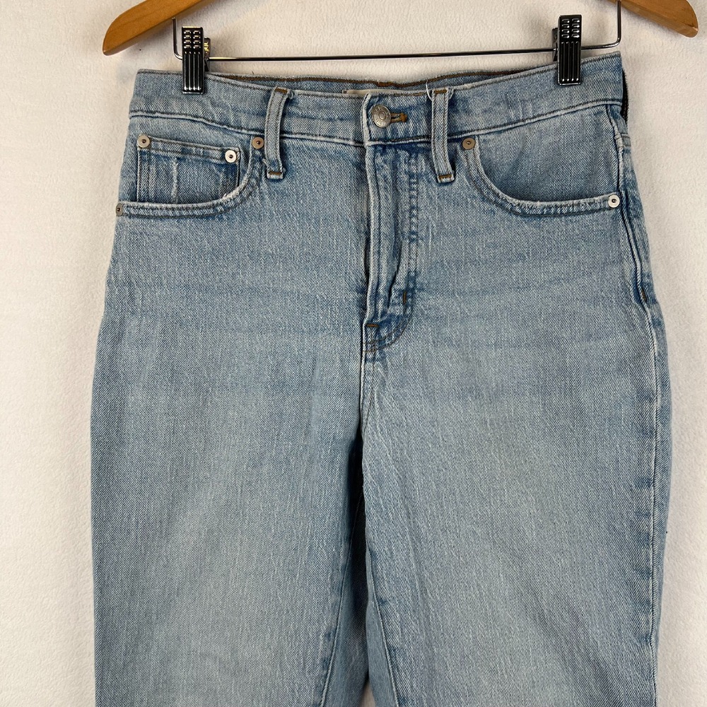 Madewell High Rise Slim Boyjean Womens 26 Jeans Light Wash Denim Everyday - Picture 2 of 13